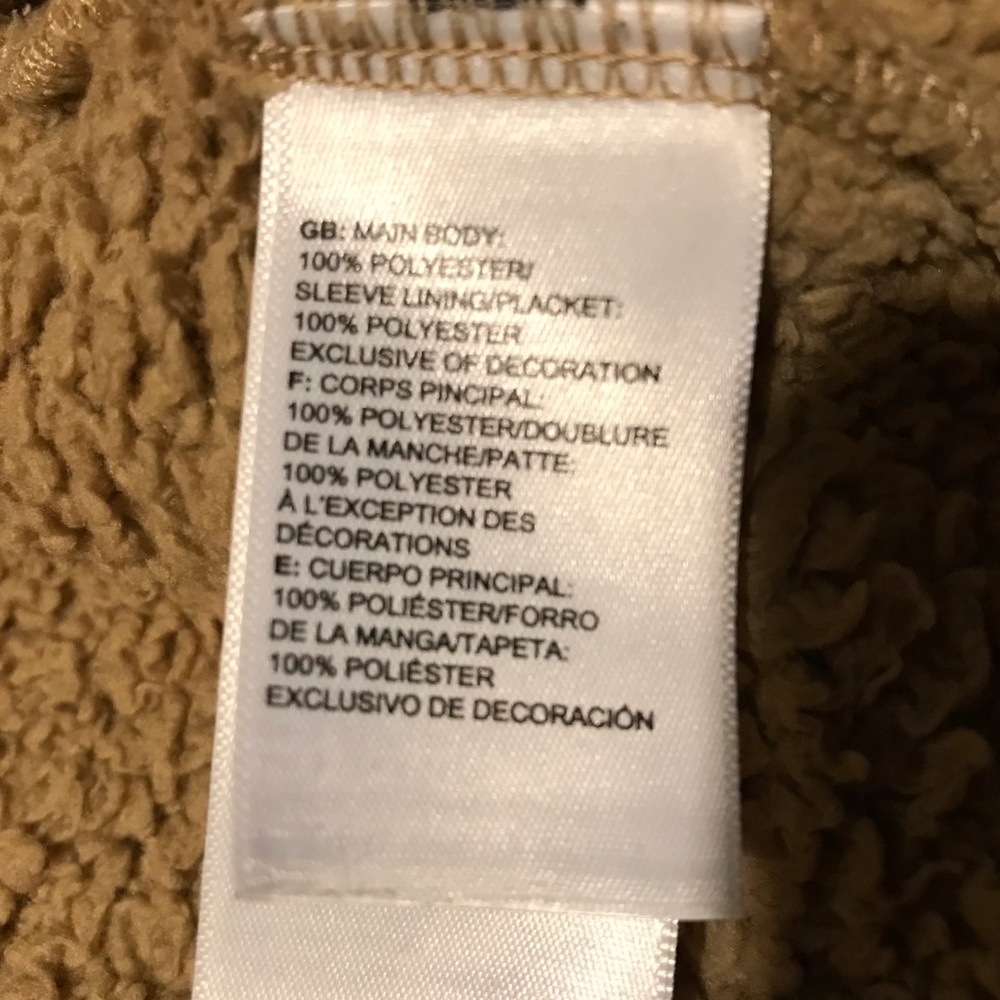 The North Face Tan Kids Fleece Jacket - Picture 10 of 10